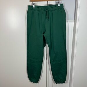 American Giant Women's Sweatpants Joggers Size Medium bright hunter Green